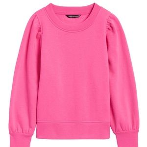 Banana Republic puff-sleeve sweatshirt